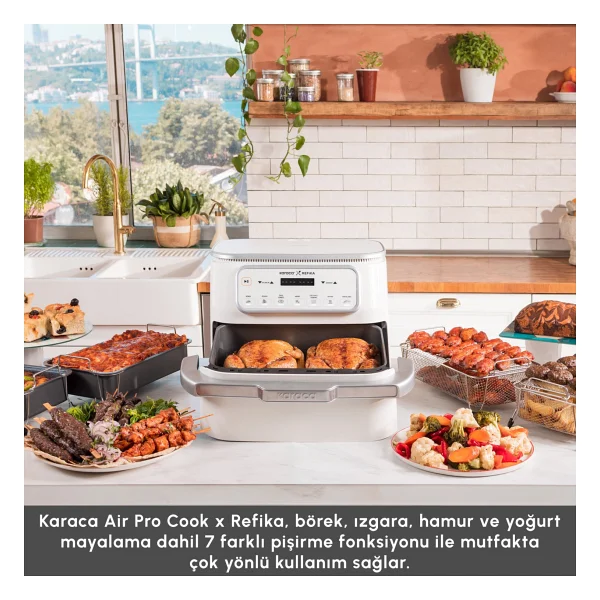 Karaca Air Pro Cook X Refika Airfryer 9 Lt Yağsız Fritöz - Görsel 4