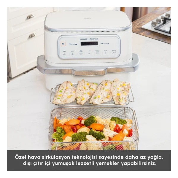 Karaca Air Pro Cook X Refika Airfryer 9 Lt Yağsız Fritöz - Görsel 7