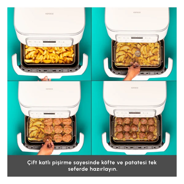 Karaca Air Pro Cook X Refika Airfryer 9 Lt Yağsız Fritöz - Görsel 10