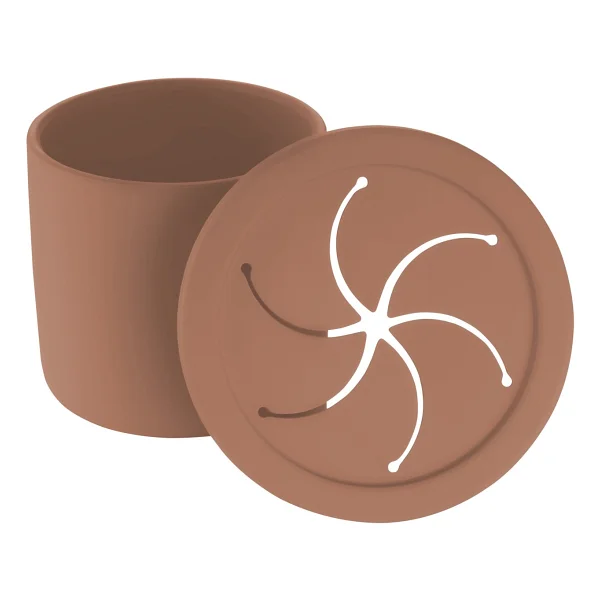 Oioi Ham Hüp Silikon Pipetli Bardak 6+ Ay Woody Brown - Powder Grey - Kahverengi - Görsel 4