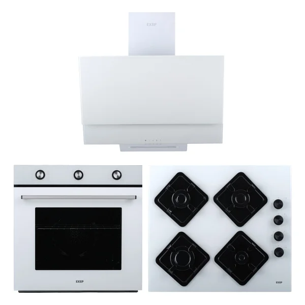 Exep Eco Line Beyaz 3 Lü Ankastre Set (Ed401-Eo320-Ef240) - Görsel 6