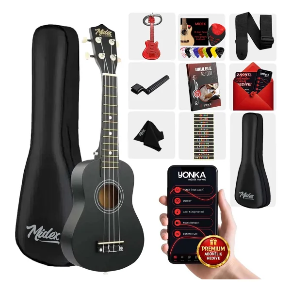 Midex Ukx-233m Maun Concert Ukulele - Görsel 6
