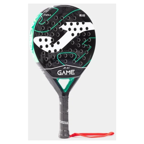 Joma 401588.116 Game Çocuk Padel Raketi Siyah - Turkuaz - Görsel 3