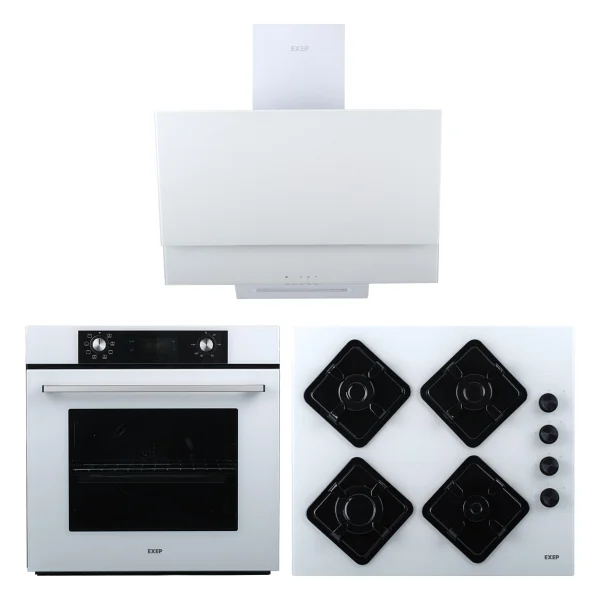 Exep Plus Line Beyaz 3 Lü Ankastre Set (Ed401-Eo320-Ef2609 - Görsel 6