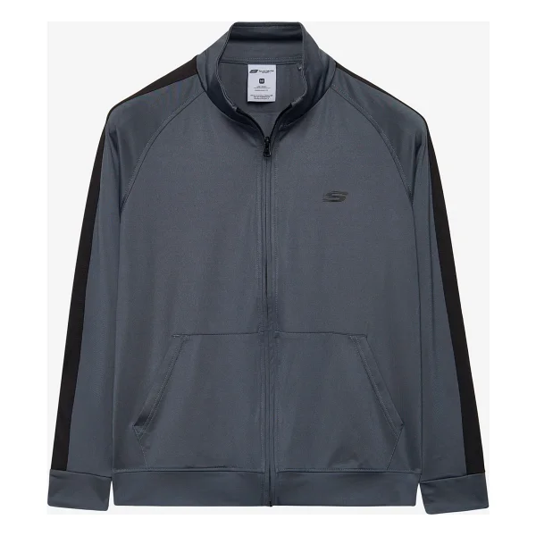 Skechers M Performance Track Suit S212165-3998 Erkek Gri Eşofman Takımı - Görsel 7