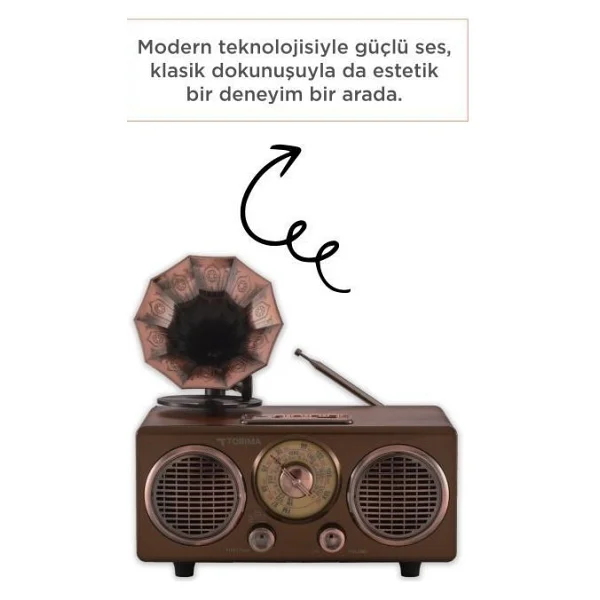 Torima D89 Nostaljik Radyo - Görsel 3
