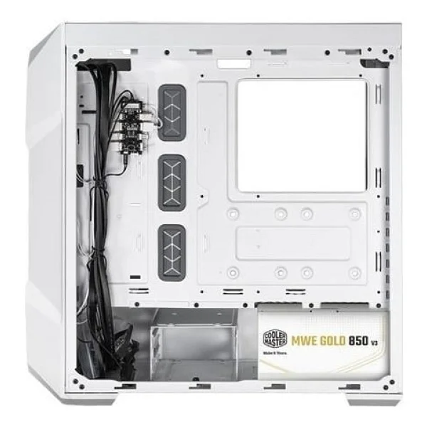 Coolermaster 850w 80+ Gold Td500 V2 Tg Argb Gamıng Eatx PC Kasası Beyaz - Görsel 8