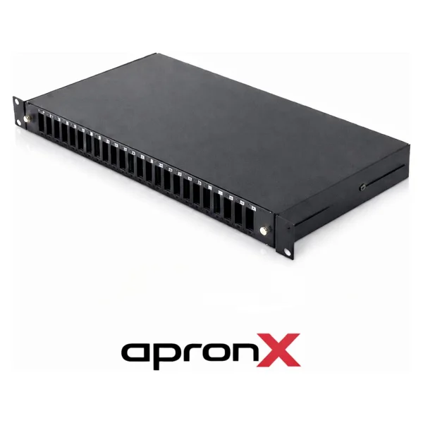 Apronx 24 Port Sc Dx Fiber Optik Patch Panel Kasetli Kızaklı - Görsel 4