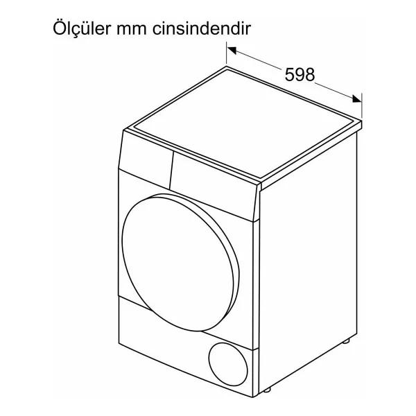 Bosch Wqj2420xtr 9 Kg Çamaşır Kurutma Makinesi - Görsel 2