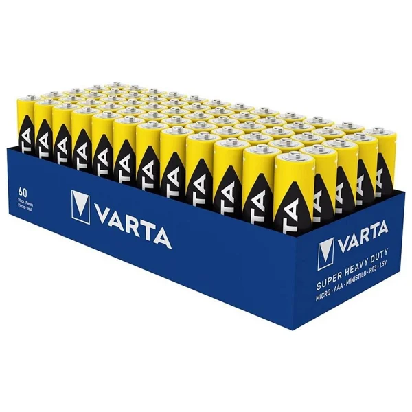 Varta Super Heavy Duty 60'lı Çinko Karbon Aaa İnce Kalem Pil - Görsel 2
