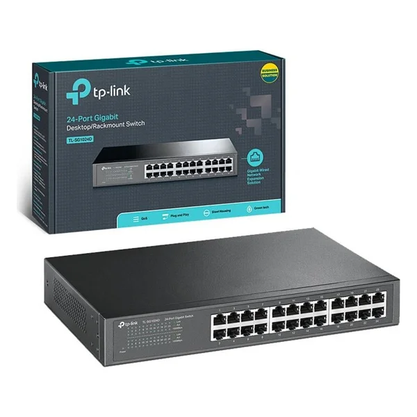 Tp-Link Tl-Sg1024d 24 Port 10/100/1000 Mbps Gigabit Switch - Görsel 10