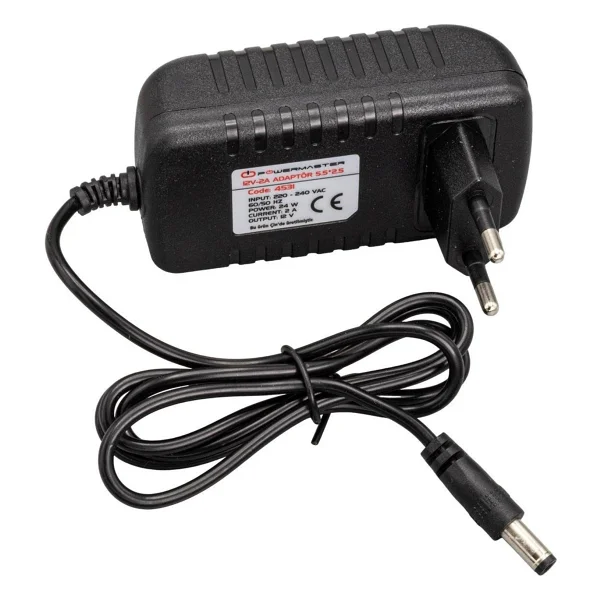 Powermaster Pm-4531 5.5 X 2.5 Mm 12 Volt 2 Amper Adaptör - Görsel 7