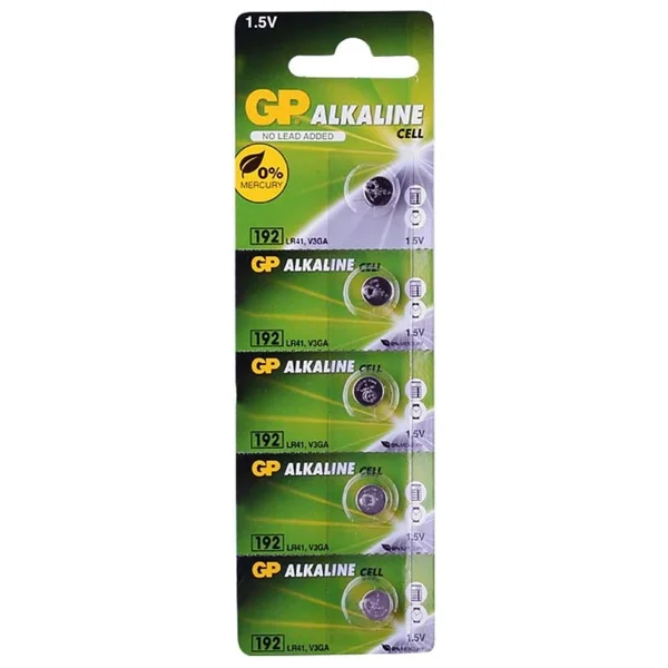 Gp 192 Lr41 5'li Alkalin Düğme Pil - Görsel 7
