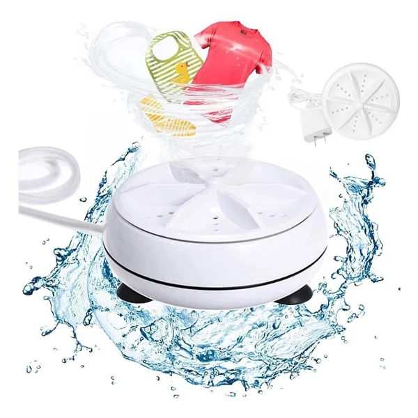 Sunup Tasınabılır Mini Ultrasonık Usblı Yıkama Makınesı - Görsel 4