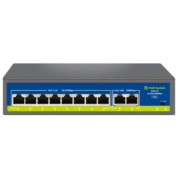 Nova Nvc-Hıf0820gbl-C 8 Port 10/100/1000 Mbps Gigabit Poe Switch - Görsel 4