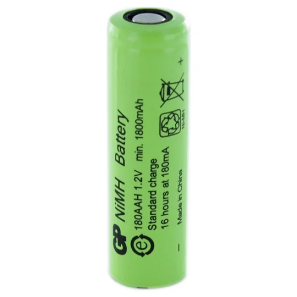 Gp 180aah 1800 mAh Düz Kafa Ni-Mh Şarjlı Aa Kalem Pil - Görsel 8