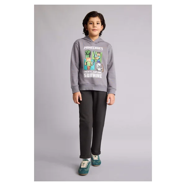 Defacto Duble Paça Pantolon Erkek Çocuk G6410a826sp - 5 - 6 Yaş - Antrasit-Ar226 - Görsel 9