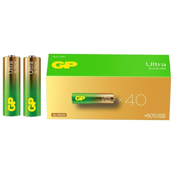 Gp 15au Lr6 Ultra Alkalin 40'lı Aa Kalem Pil - Görsel 4