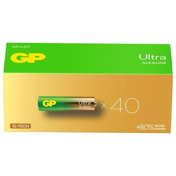 Gp 15au Lr6 Ultra Alkalin 40'lı Aa Kalem Pil - Görsel 6