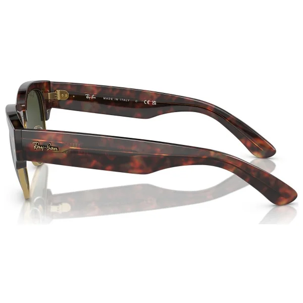 Ray-Ban Mega Clubmaster 0316s 990/31 Tortoise/Gold-Green Unisex Güneş Gözlüğü - Görsel 8