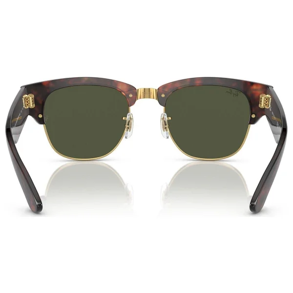 Ray-Ban Mega Clubmaster 0316s 990/31 Tortoise/Gold-Green Unisex Güneş Gözlüğü - Görsel 9