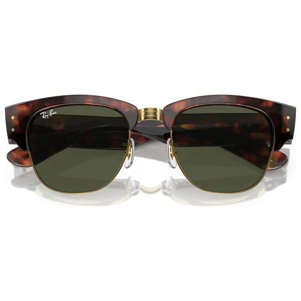 Ray-Ban Mega Clubmaster 0316s 990/31 Tortoise/Gold-Green Unisex Güneş Gözlüğü - Görsel 10