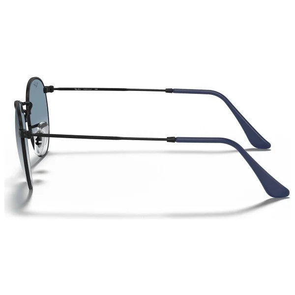 Ray-Ban Round Metal 3447 006/3F Black-Light Blue Güneş Gözlüğü - Görsel 8
