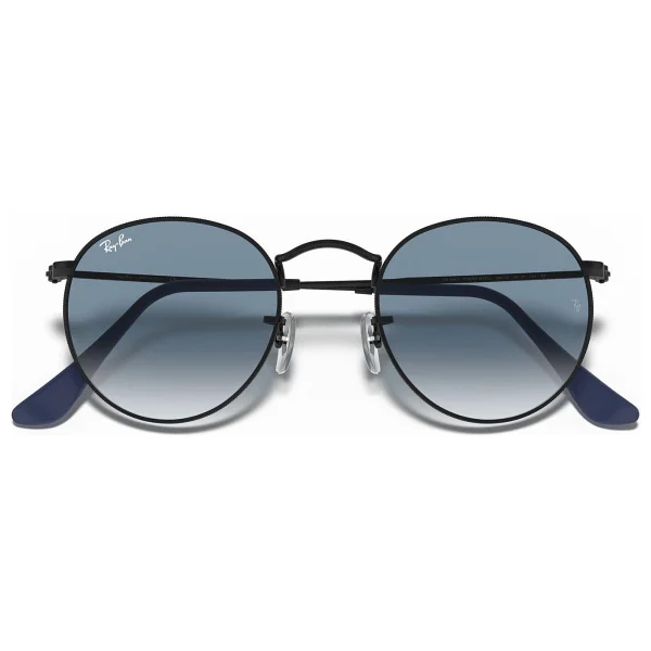 Ray-Ban Round Metal 3447 006/3F Black-Light Blue Güneş Gözlüğü - Görsel 10