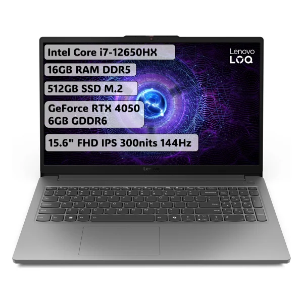 Lenovo Loq 15ıax9e 83lk002vtr İ7-12650hx 16 GB 512 GB Rtx4050 15.6" Full HD Gaming Laptop - Görsel 8