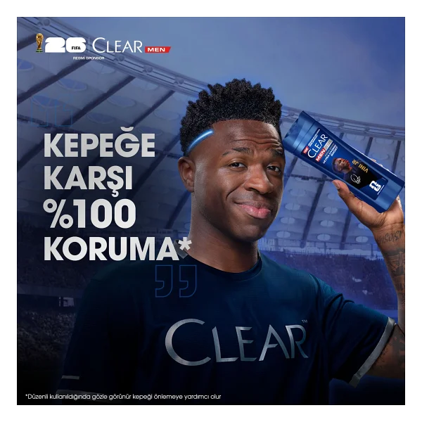 Clear Men Ultra Hydro Boost Vini Jr. 350 Ml Kepek Şampuanı - Görsel 3