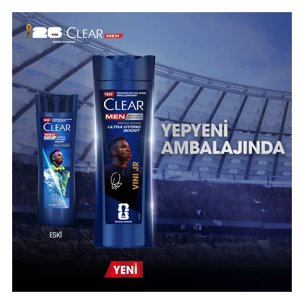 Clear Men Ultra Hydro Boost Vini Jr. 350 Ml Kepek Şampuanı - Görsel 10