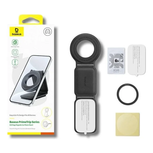 Baseus C02 Prime Trip Manyetik Araç Telefon Tutucu - Görsel 4
