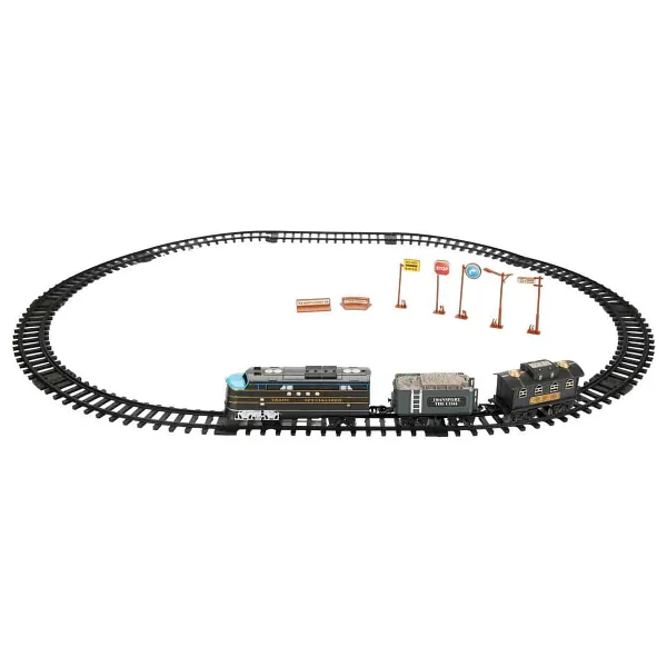 Sunman Sesli Ve Işıklı Tren Oyun Seti 51085 Gri Tren - Görsel 2