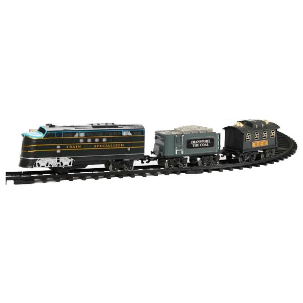 Sunman Sesli Ve Işıklı Tren Oyun Seti 51085 Gri Tren - Görsel 4