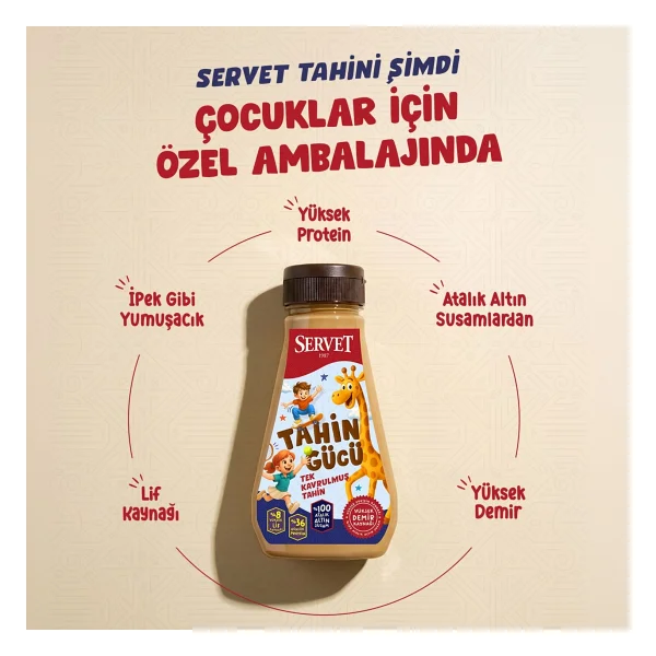 Servet Tahin Gücü 250 Gr - Görsel 3