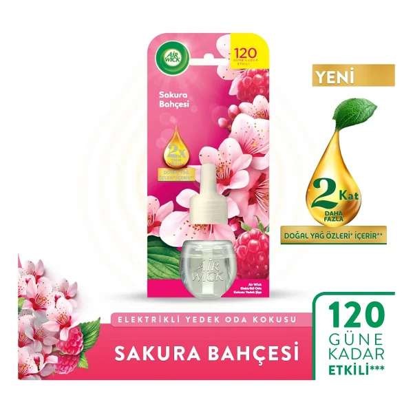 Air Wick Elektrikli Oda Kokusu Yedek Şişe Sakura Bahçesi - Görsel 10