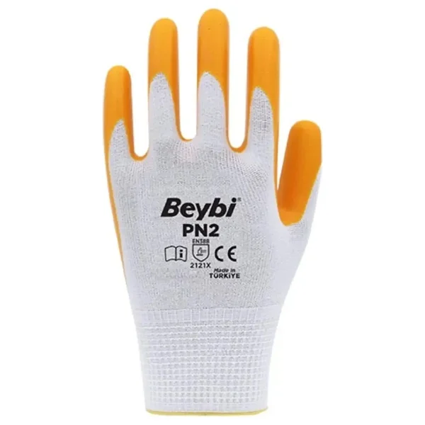 Beybi Pn2 Polyester Örme Nitril 10 Numara İş Eldiveni - Görsel 2