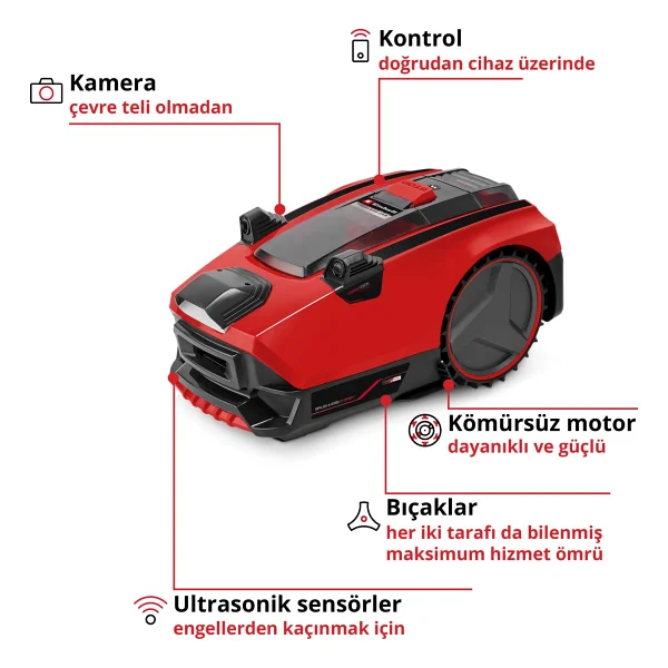 Einhell Freelexo Cam 500 Robotik Çim Biçme Makinesi - Görsel 2
