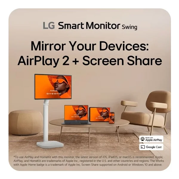 Lg Swing 32u889sa-W 31.5" 5 Ms 4K Pivot Ips 60 Hz Monitör - Görsel 9