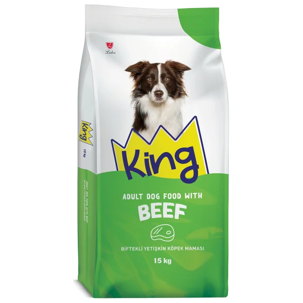 King Biftekli 15 Kg Yetişkin Köpek Maması - Görsel 6