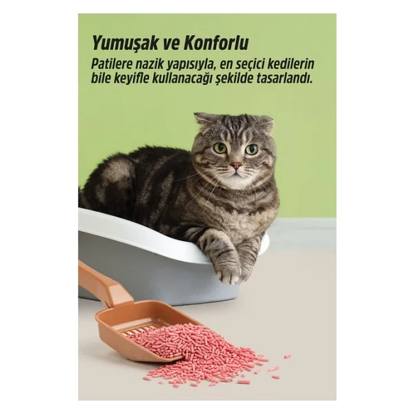Reflex Plus Bebek Pudrası Kokulu 7 Lt Tofu Kedi Kumu - Görsel 7