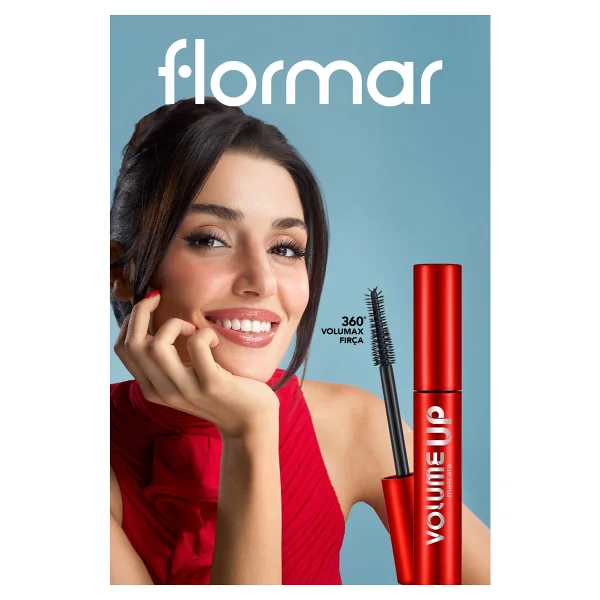 Flormar Volume Up Hacim Ve Lifting Etkili Siyah Maskara - Görsel 2