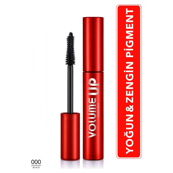 Flormar Volume Up Hacim Ve Lifting Etkili Siyah Maskara - Görsel 7