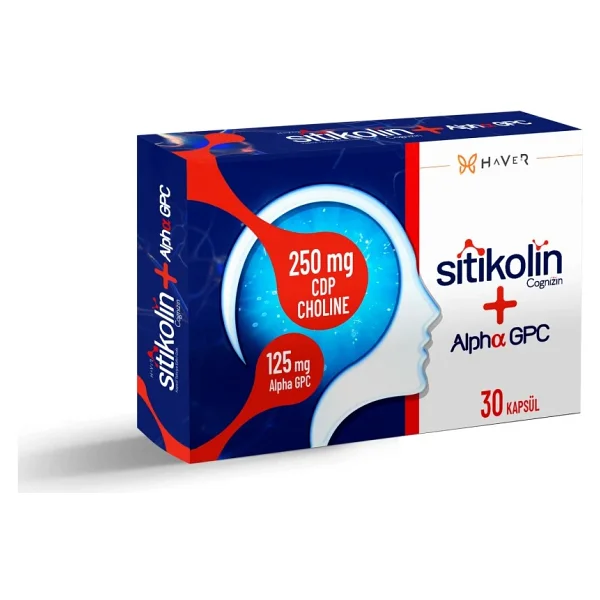 Haver Sitikolin Cognizin Alpha Gpc 30 Kapsül - Görsel 2