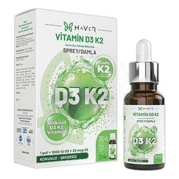 Haver D3k2 Sprey Damla 20 Ml - Görsel 2