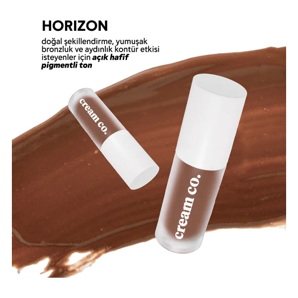 Cream Co. Glow Sculpt Horizon Likit Bronzer - Görsel 3