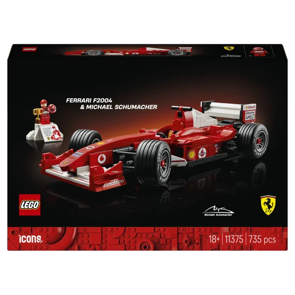 Lego 11375 Icons Ferrari F2004 Ve Michael Schumacher - Görsel 3