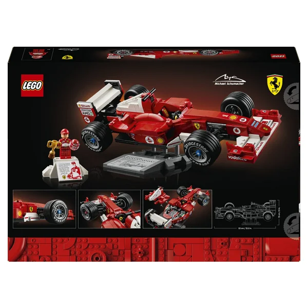 Lego 11375 Icons Ferrari F2004 Ve Michael Schumacher - Görsel 4