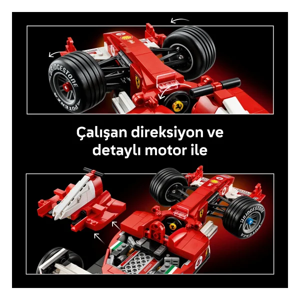 Lego 11375 Icons Ferrari F2004 Ve Michael Schumacher - Görsel 7