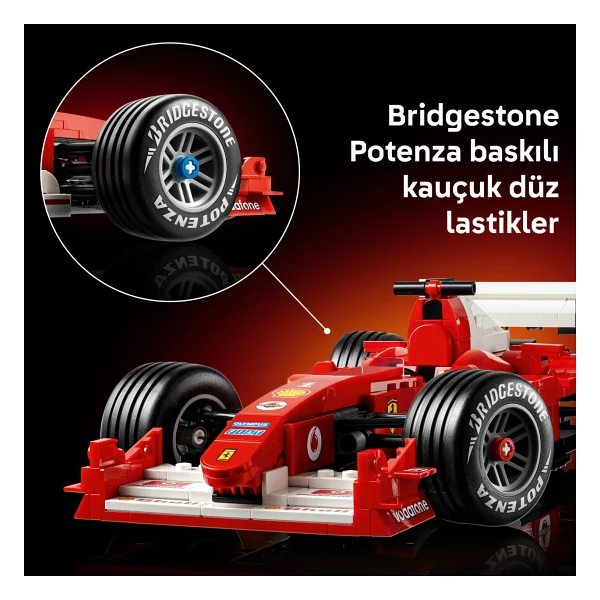 Lego 11375 Icons Ferrari F2004 Ve Michael Schumacher - Görsel 9